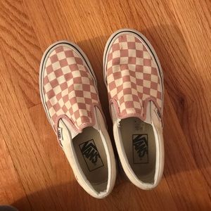 Checkered vans size 6